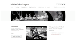Desktop Screenshot of mildredsfatburgers.com